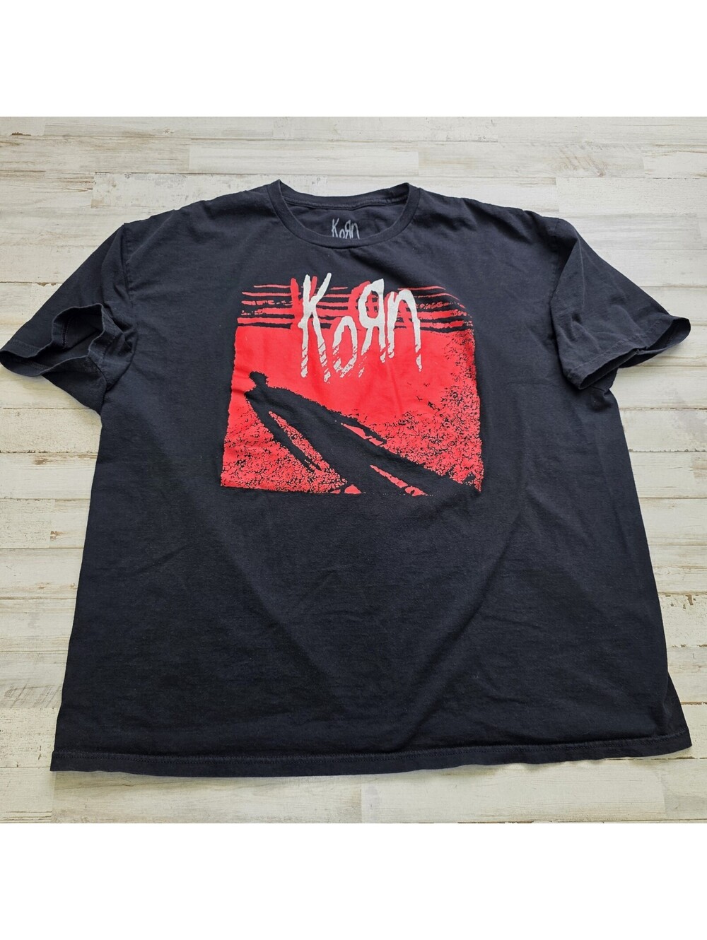 Korn Shadow Men's Tee T-Shirt Rock Band Graphic Official Men's 2XL